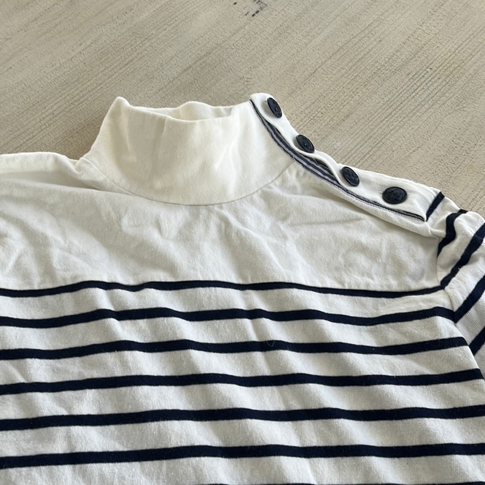 JCREW button neck tunic